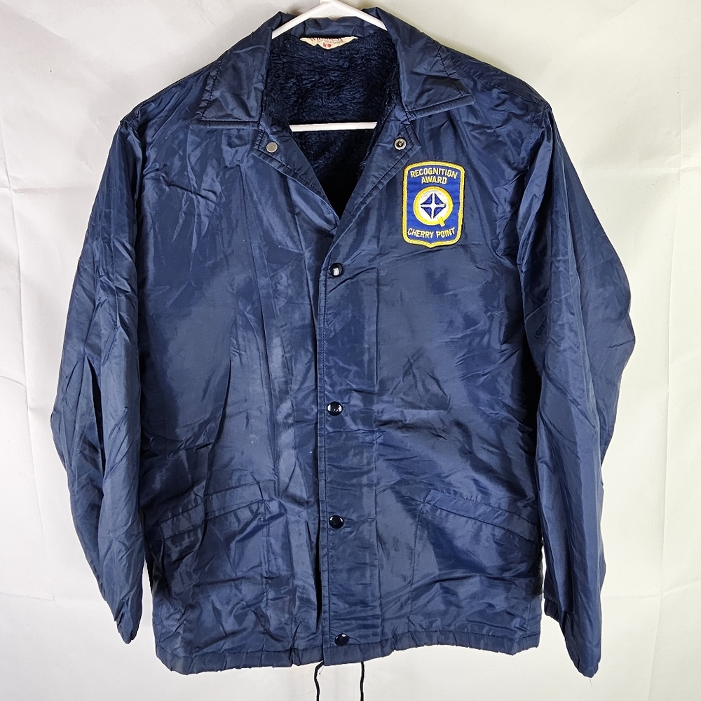90's Vintage Windless Flapjacket Harrington Jacket Boys XL School Kidcore Fall